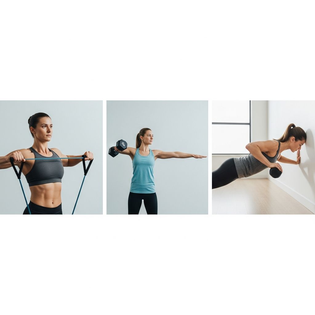 Simple, effective shoulder strengthening exercises you can do at home.