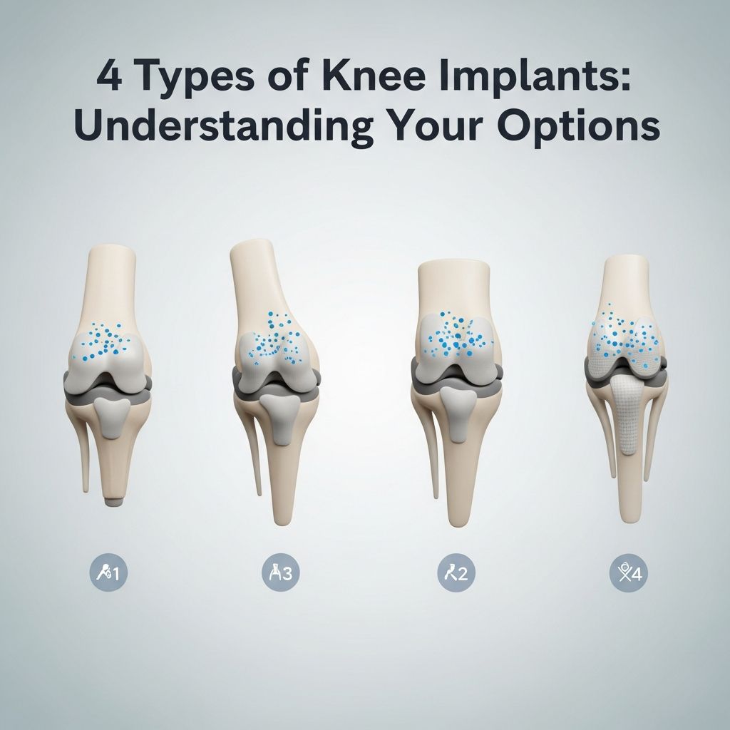 Explore the different types of knee implants available for joint replacement surgery and their benefits.