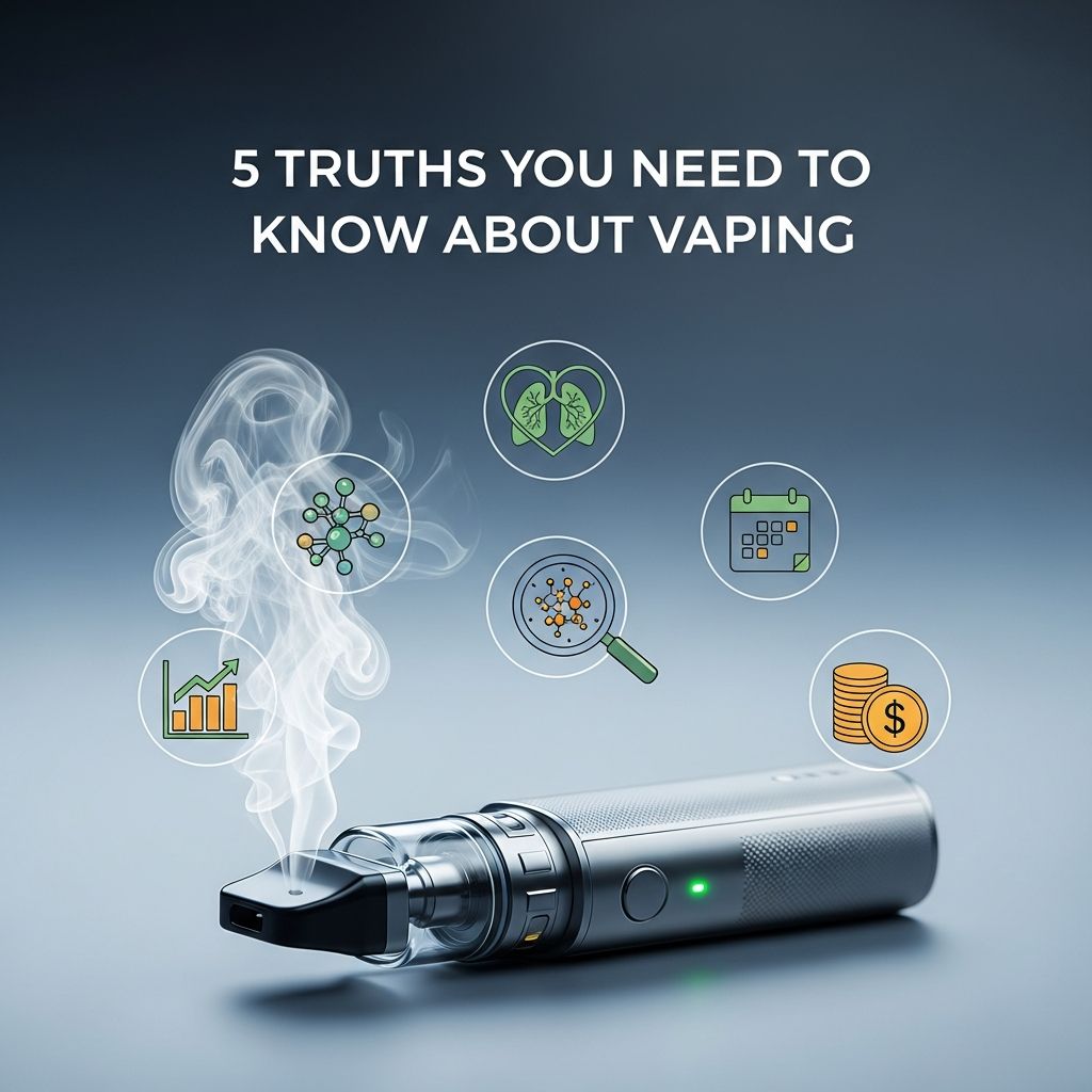 Essential facts about vaping risks: what you need to know about e-cigarettes.