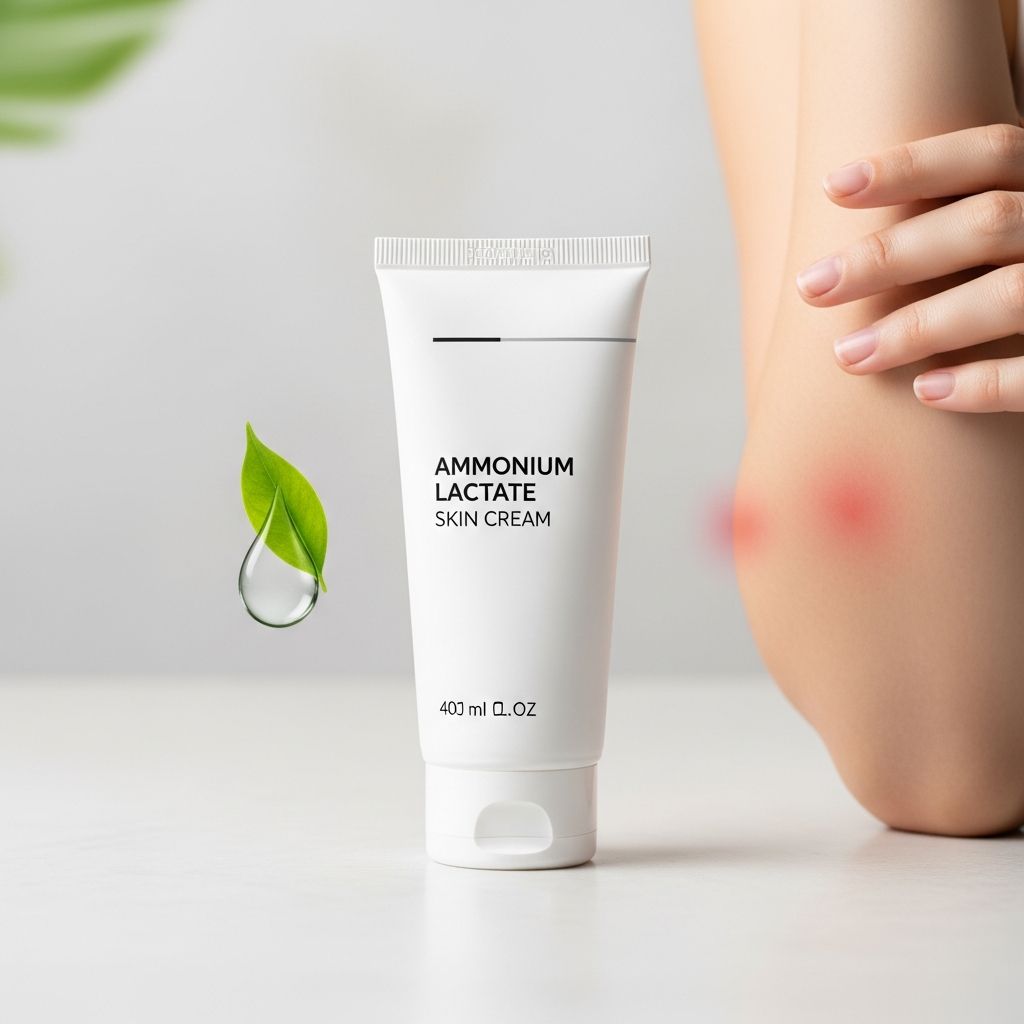 Complete guide to ammonium lactate cream for treating dry, scaly skin conditions effectively.