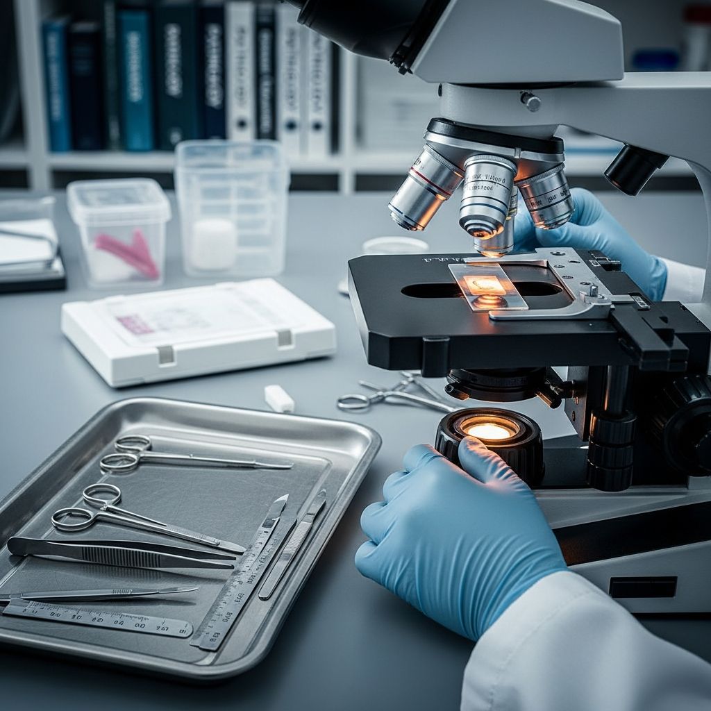 Understanding how pathologists diagnose disease by examining body tissues and cells.