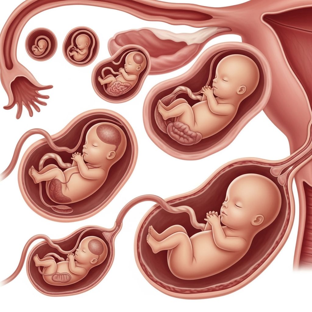 Understanding fetal anatomy and development during pregnancy from conception to birth.