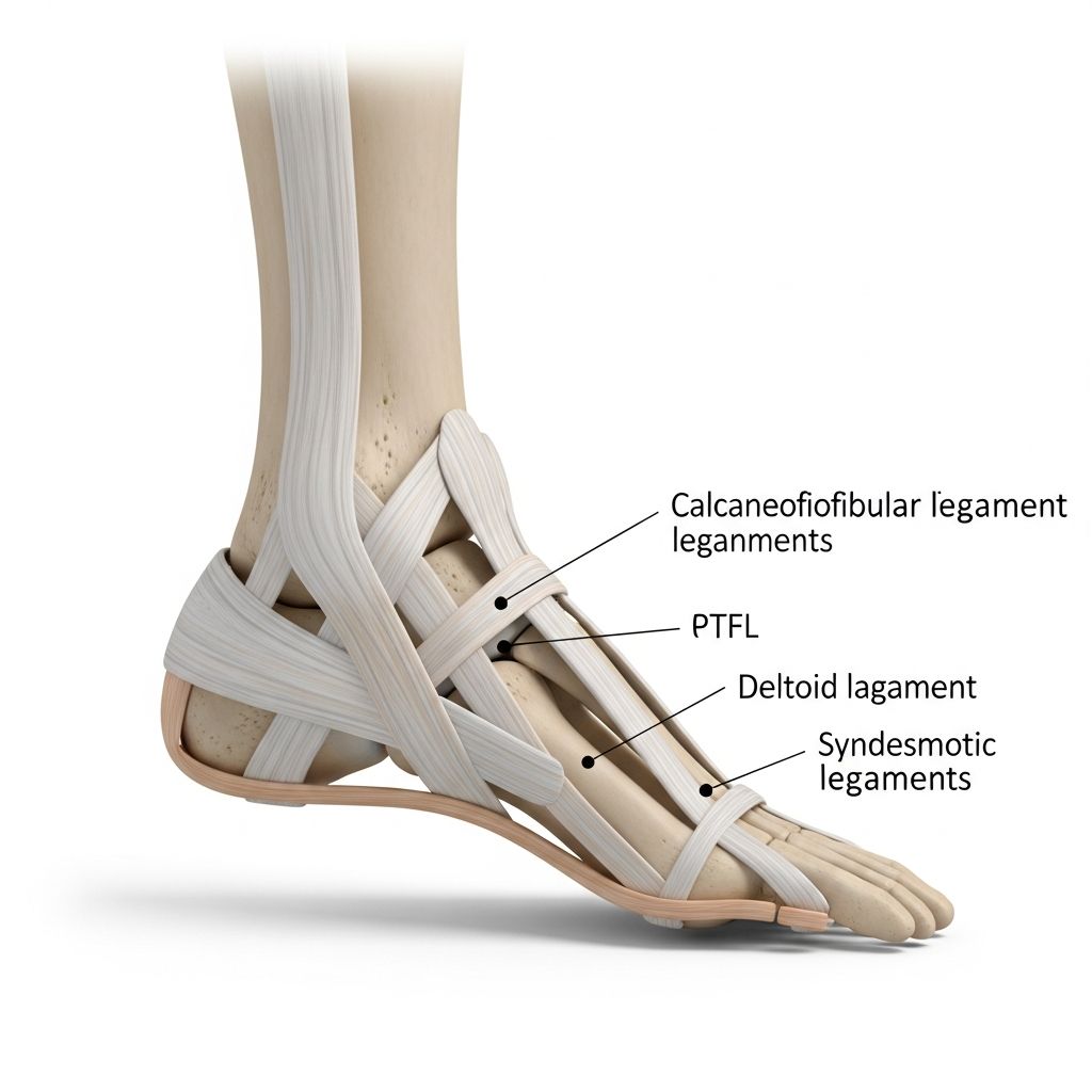 Discover the anatomy, function, and common injuries of ankle ligaments for better joint health.