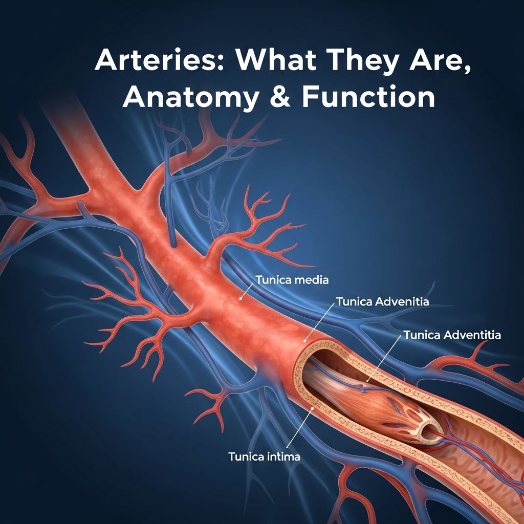 Understanding arteries: Essential blood vessels delivering oxygen throughout your body.