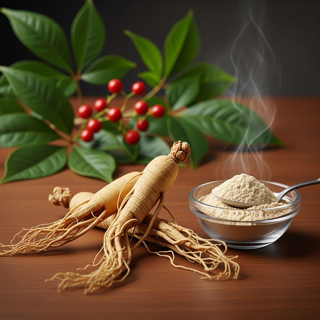 Comprehensive guide to Asian ginseng benefits, research evidence, and safety considerations.