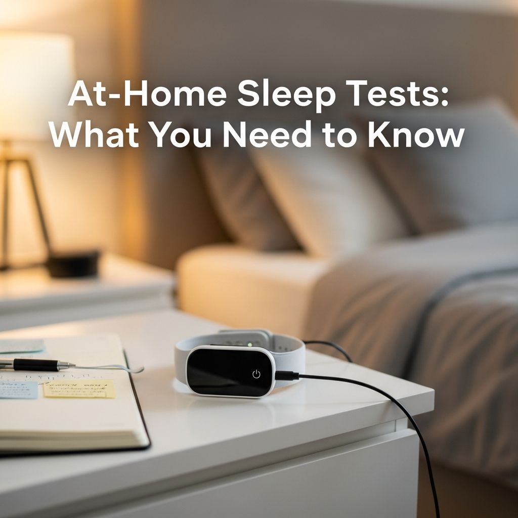 Complete guide to understanding at-home sleep tests, their benefits, and what to expect during the process.