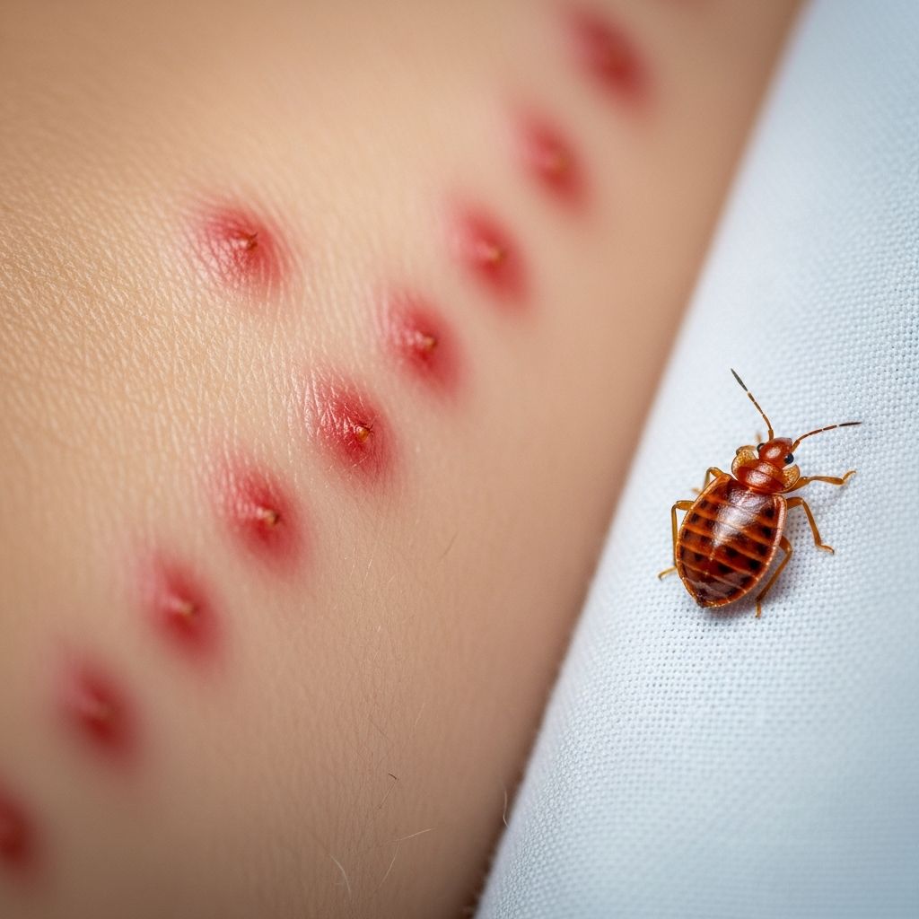 Complete guide to identifying bed bug bites, finding relief, and preventing future infestations.