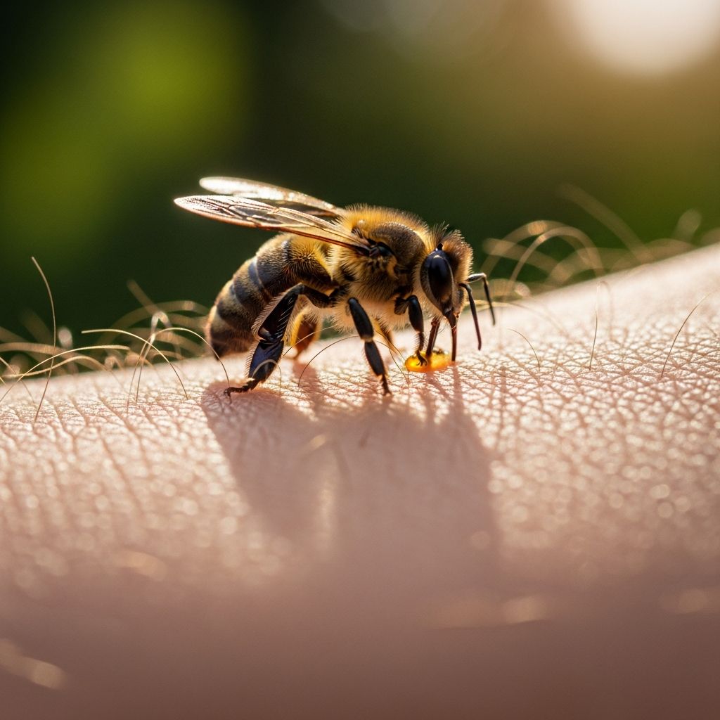 Learn how to treat bee stings, prevent them, and recognize serious allergic reactions.