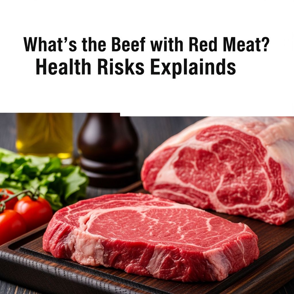Discover the health risks of red meat consumption and learn why experts recommend reducing intake.