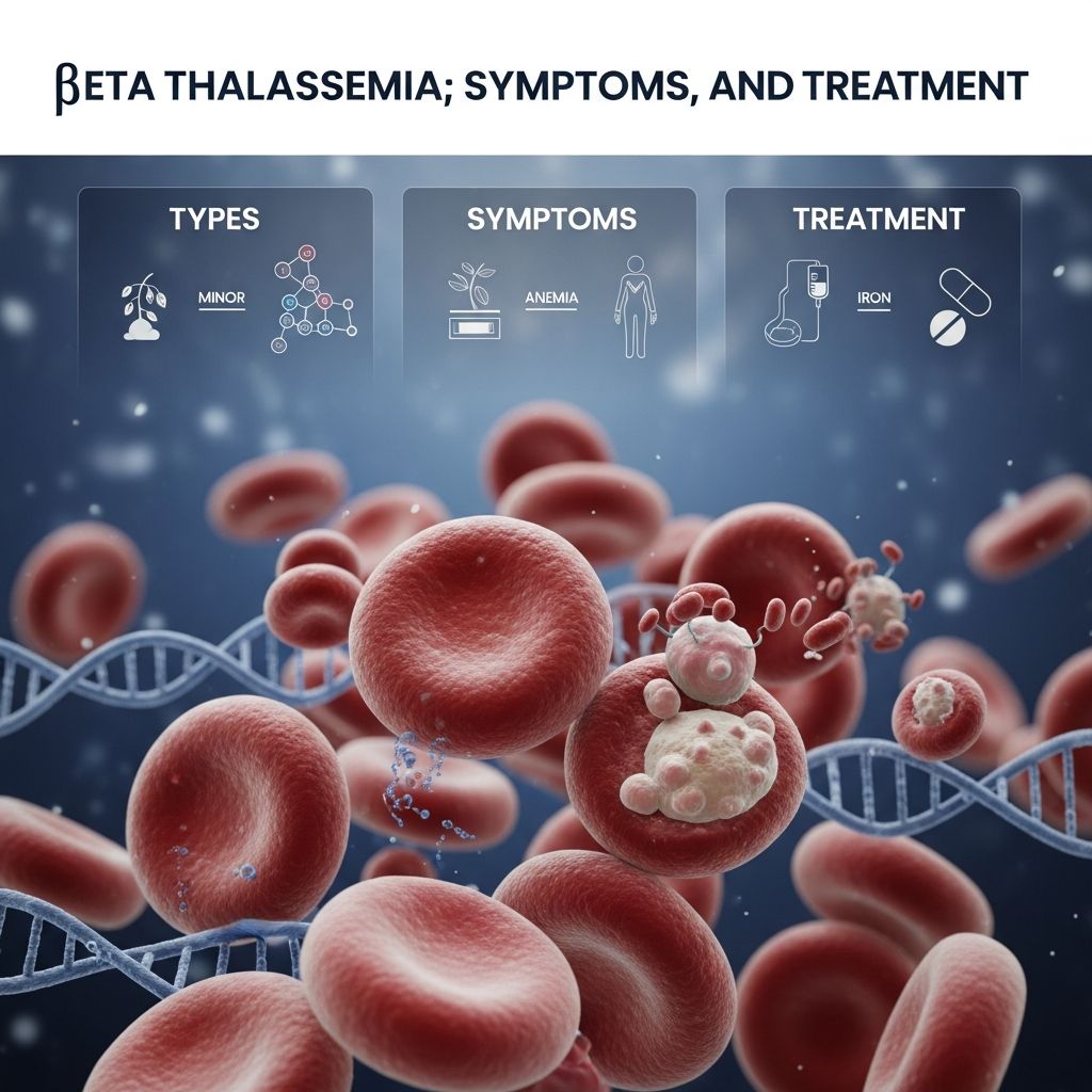 Beta Thalassemia: Types, Symptoms, and Treatment Understanding beta thalassemia: genetic blood disorder affecting hemoglobin production and management options.