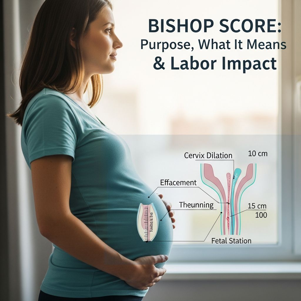 Understand how the Bishop score predicts cervical readiness and induction success for labor.
