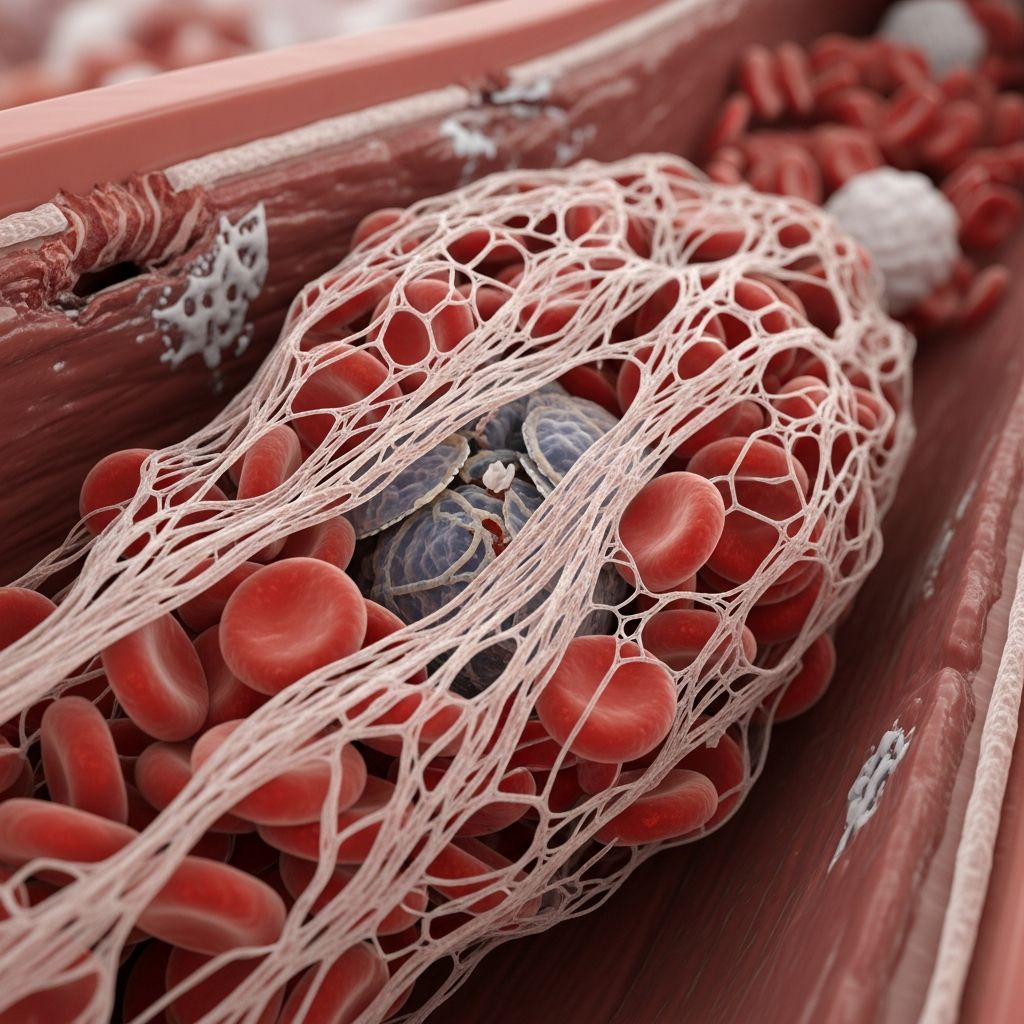 Understand blood clots: how they form, where they occur, symptoms, and serious complications.