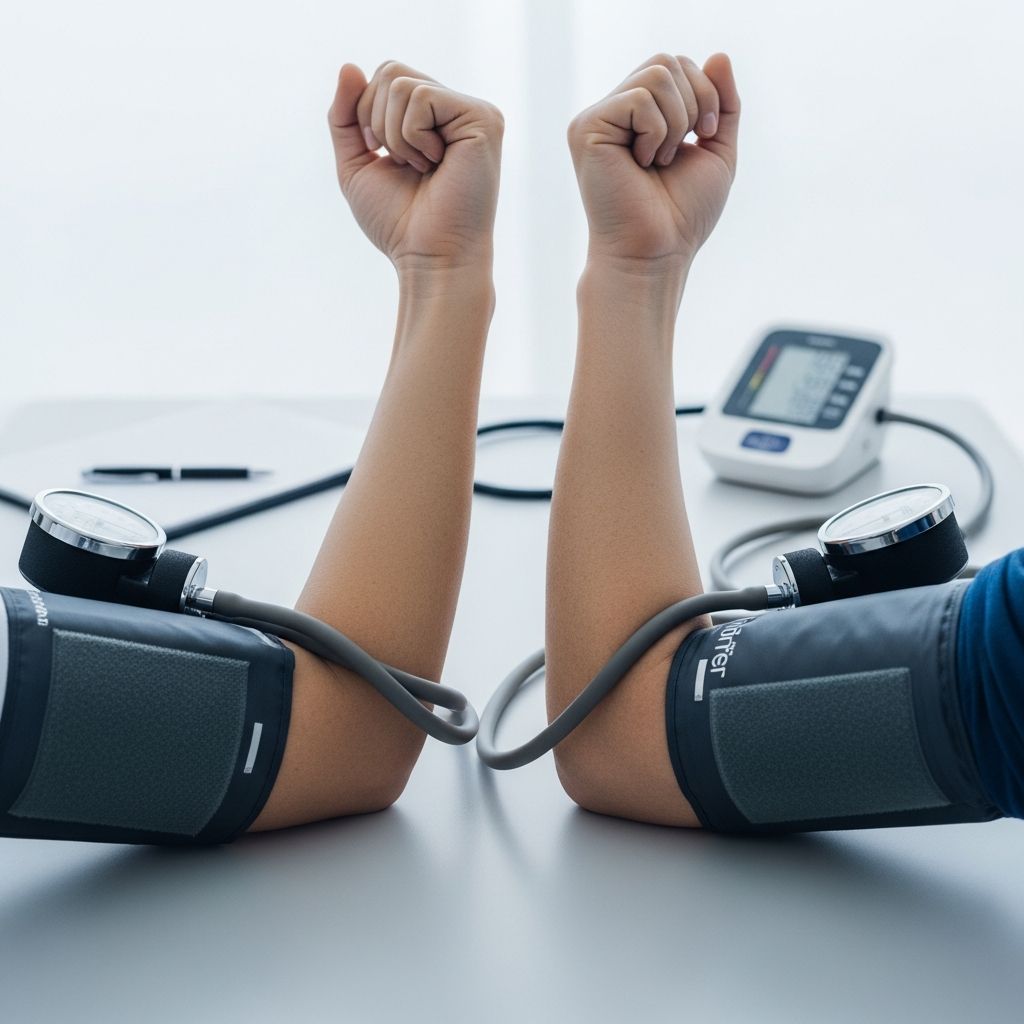 Why arm-to-arm blood pressure differences may indicate serious cardiovascular risks.