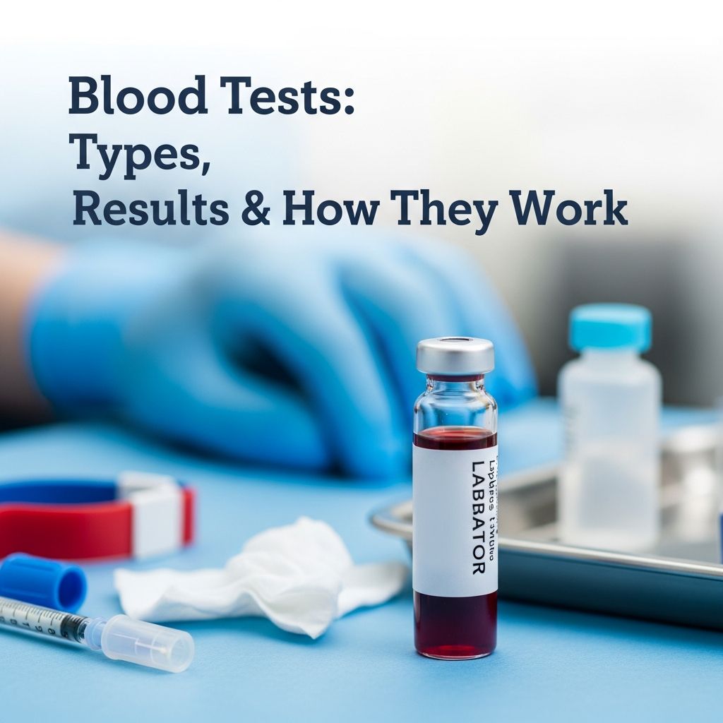 Comprehensive guide to understanding blood tests, their types, purpose, and what results mean for your health.