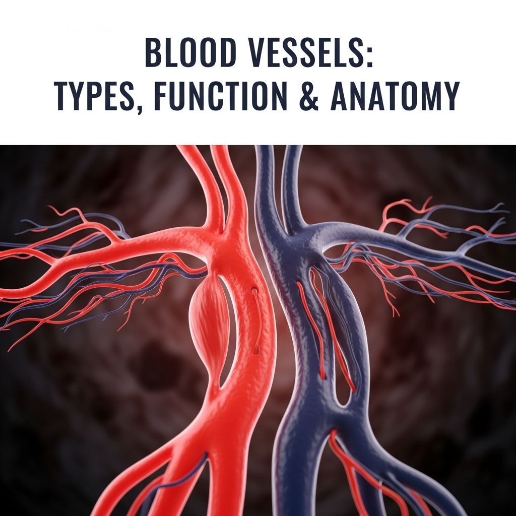 Comprehensive guide to blood vessels: understanding arteries, veins, capillaries, and circulatory function.