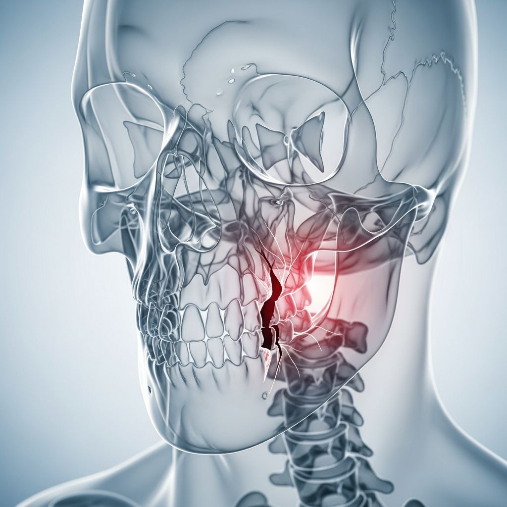 Complete guide to broken jaw fractures: causes, symptoms, diagnosis, treatment options, and recovery timeline.
