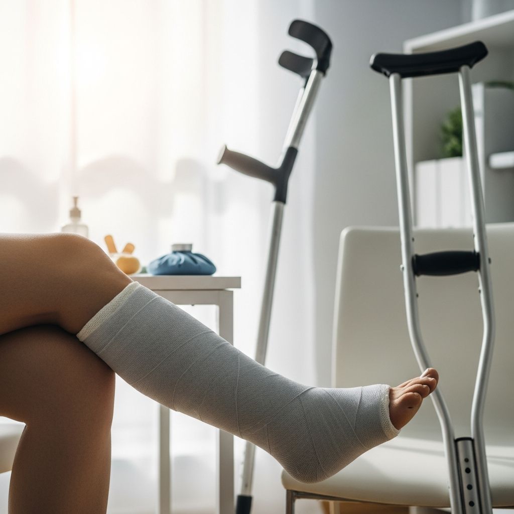 Complete guide to broken leg injuries: symptoms, diagnosis, treatment options, and recovery timeline.