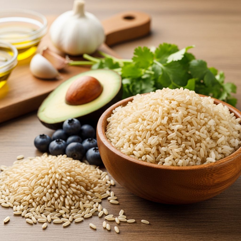 Discover why brown rice is an excellent choice for cardiovascular wellness and diabetes prevention.