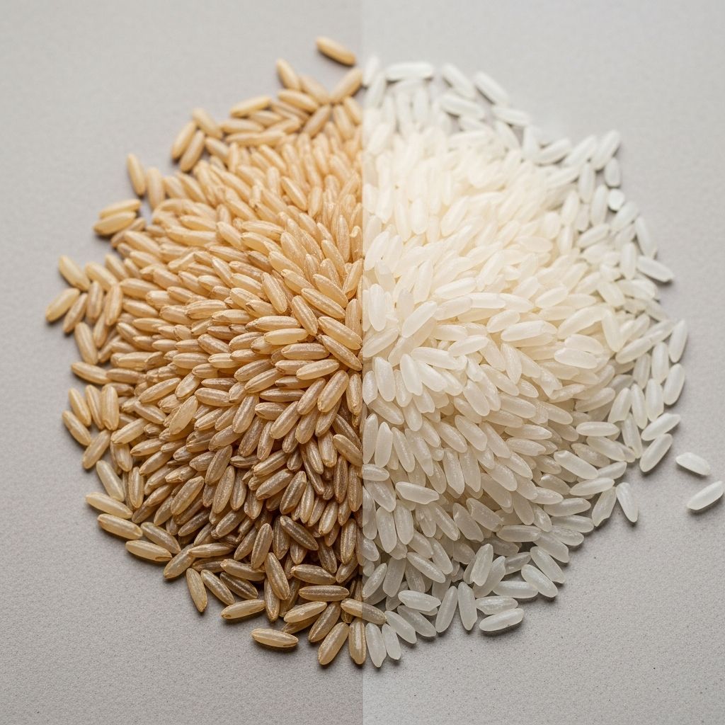 Discover the nutritional differences between brown and white rice to make informed dietary choices.