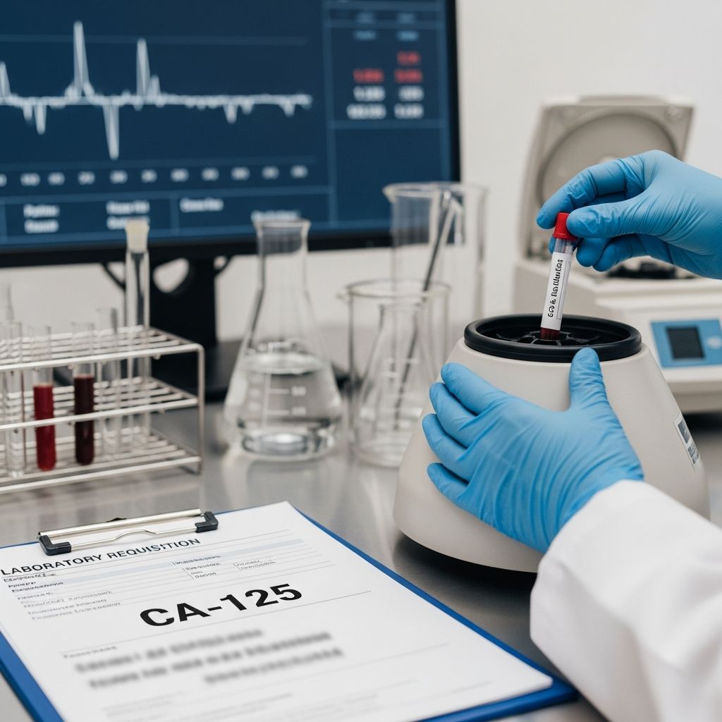 Complete guide to CA-125 blood tests: what they measure, normal ranges, and what results mean.