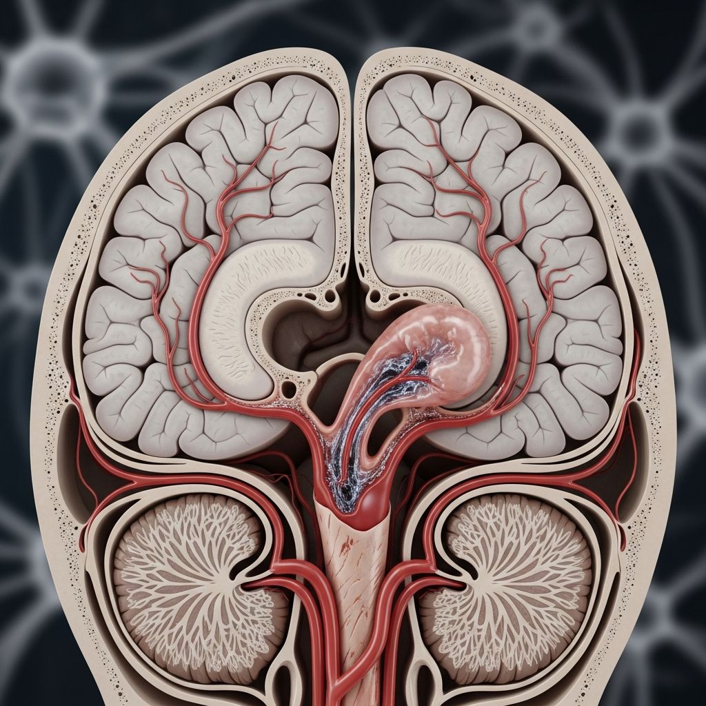 Complete guide to cerebral aneurysms: causes, symptoms, diagnosis, and modern treatment options.