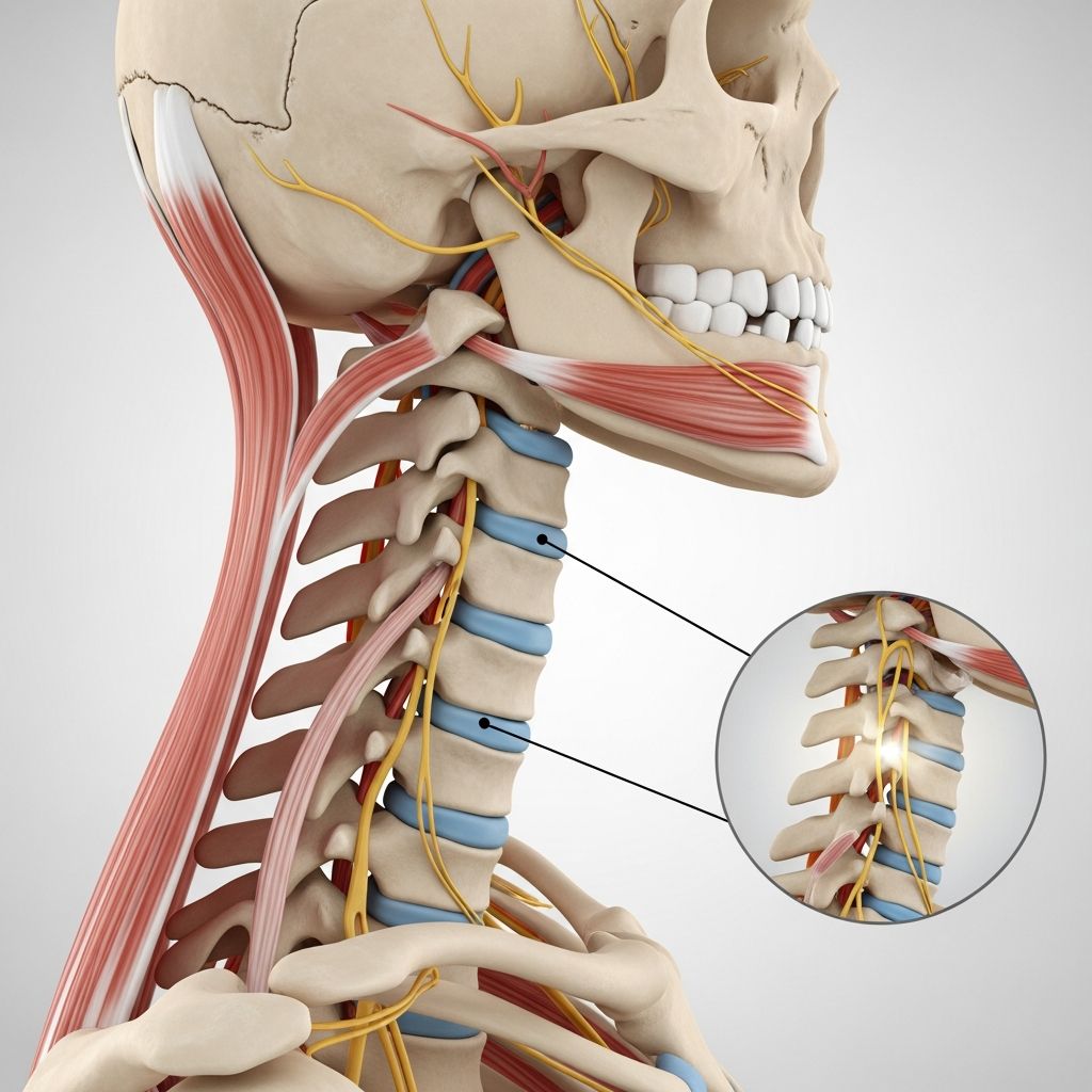 Complete guide to cervical spine anatomy, function, common disorders, and treatment options for neck health.