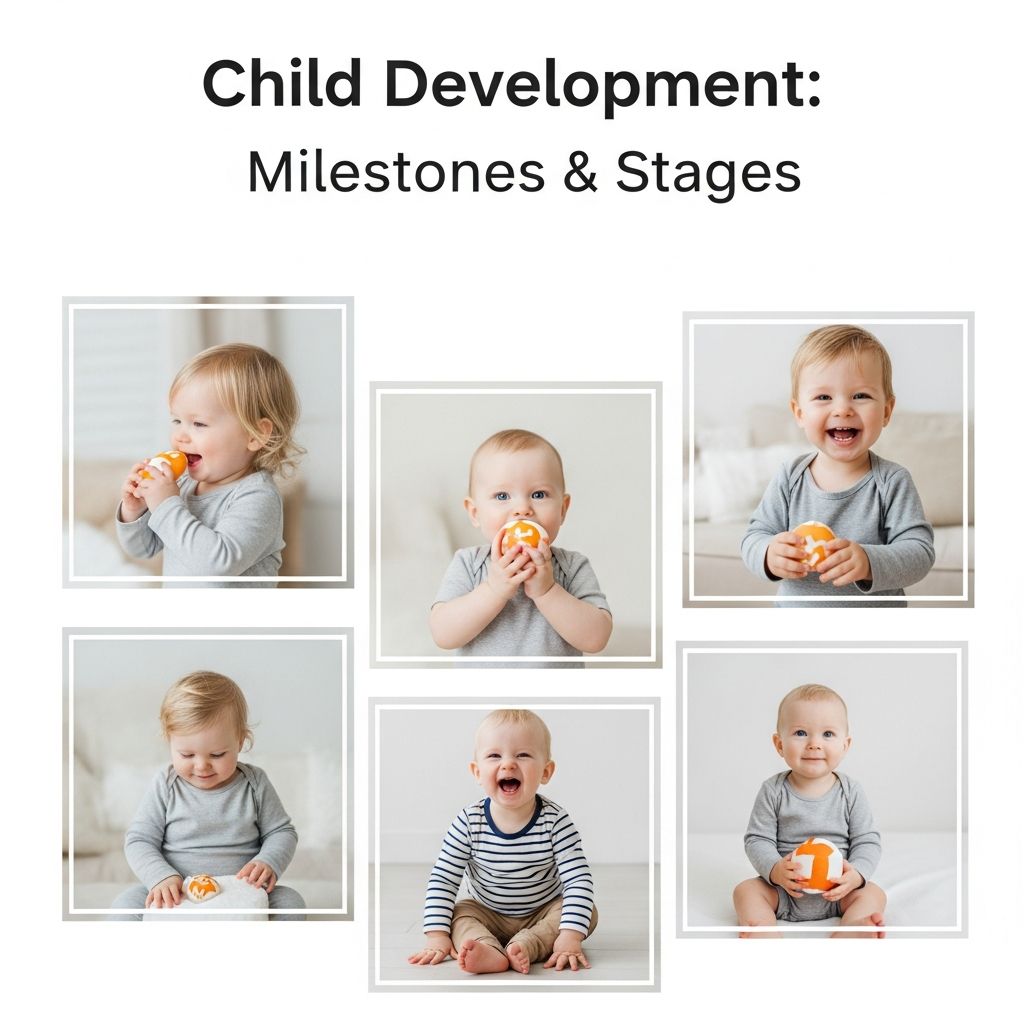 Track your child's growth with developmental milestones across five key stages from birth to adulthood.
