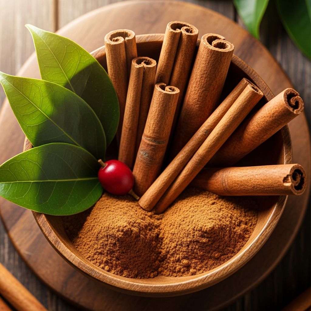 Explore the science behind cinnamon's potential health benefits and current research findings.