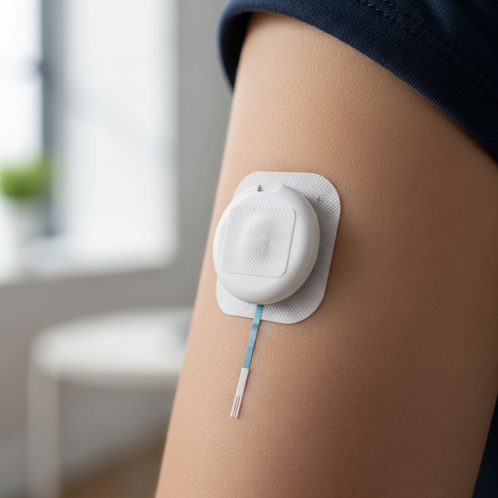 Real-time glucose tracking for better diabetes management and control.