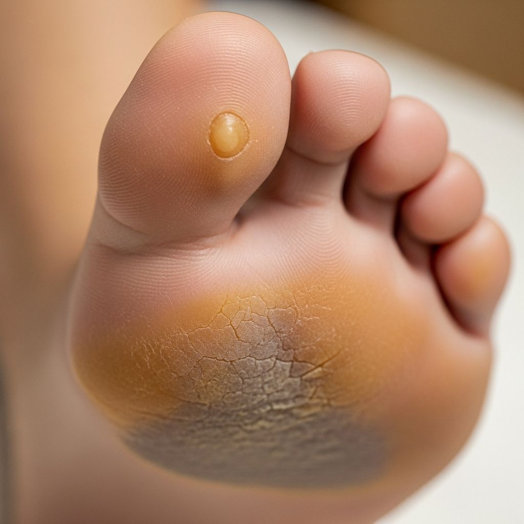 Complete guide to understanding corns and calluses: symptoms, causes, and effective treatments.