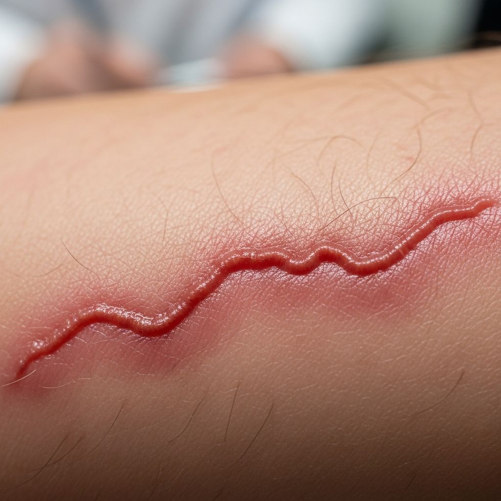 Understanding creeping eruption: parasitic infection causes, symptoms, diagnosis, and effective treatment options.