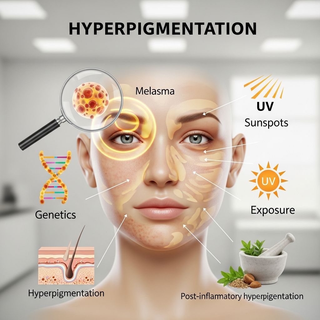 Understanding hyperpigmentation: explore causes, identify types, and discover effective treatment options.