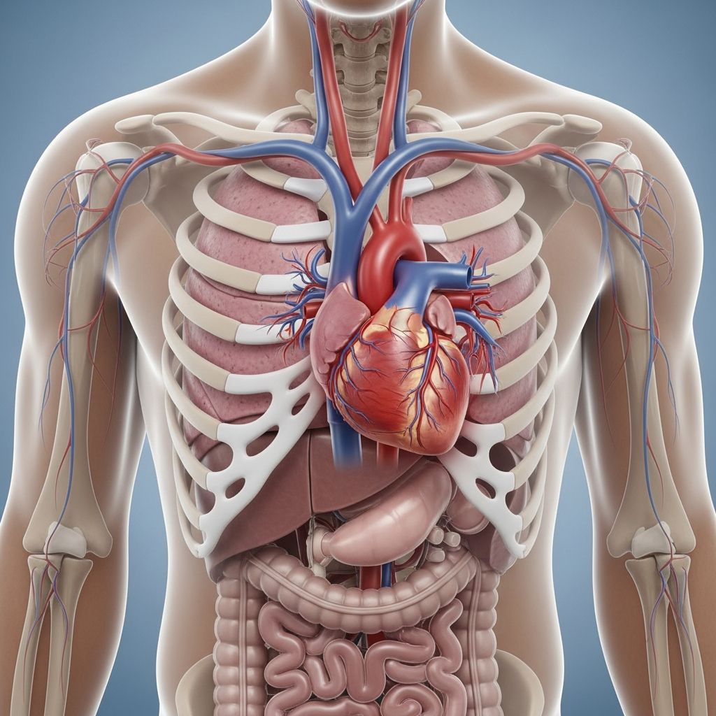 Understanding dextrocardia: A rare condition where the heart is positioned on the right side of the chest.
