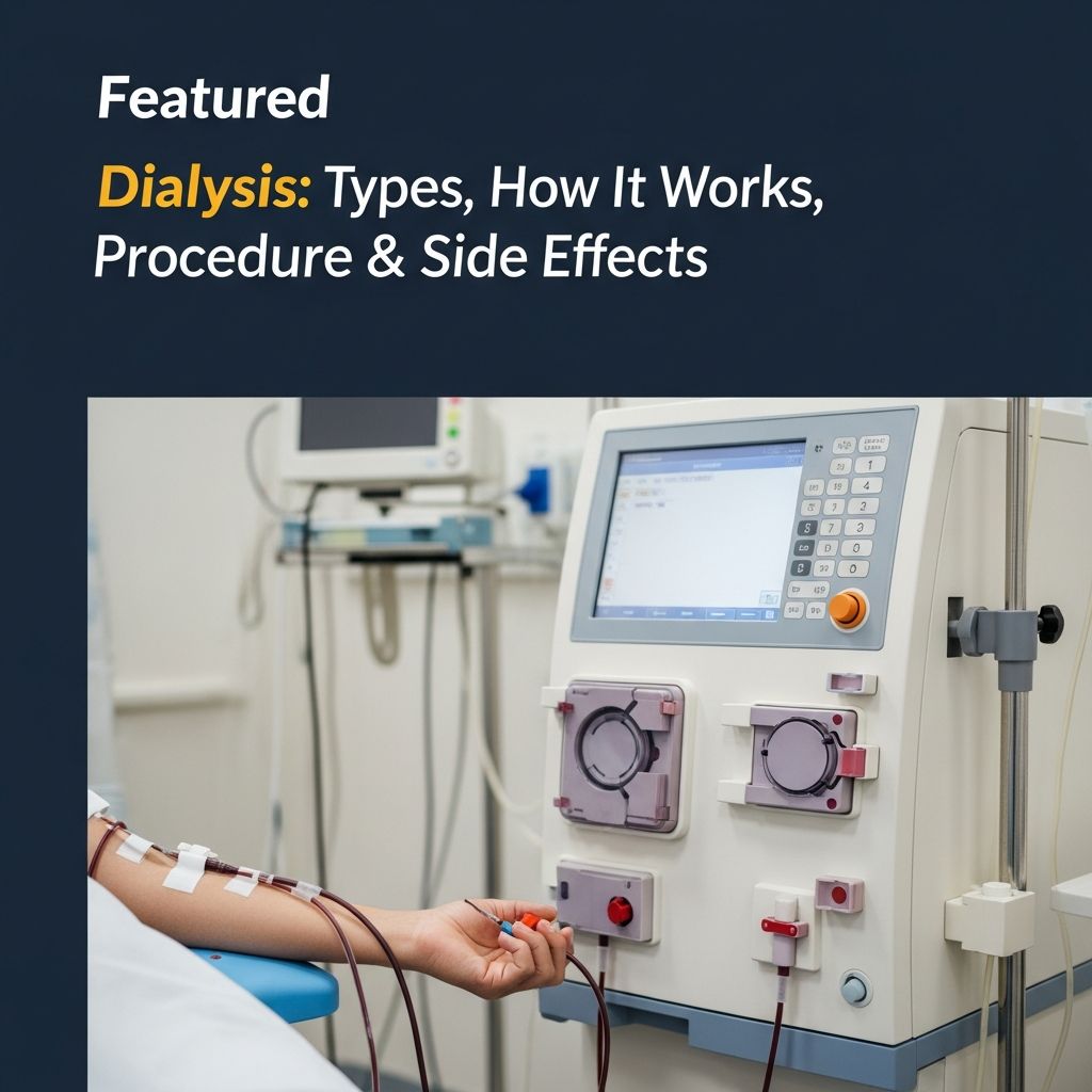 Complete guide to dialysis treatment: Understanding types, procedures, and managing kidney failure effectively.