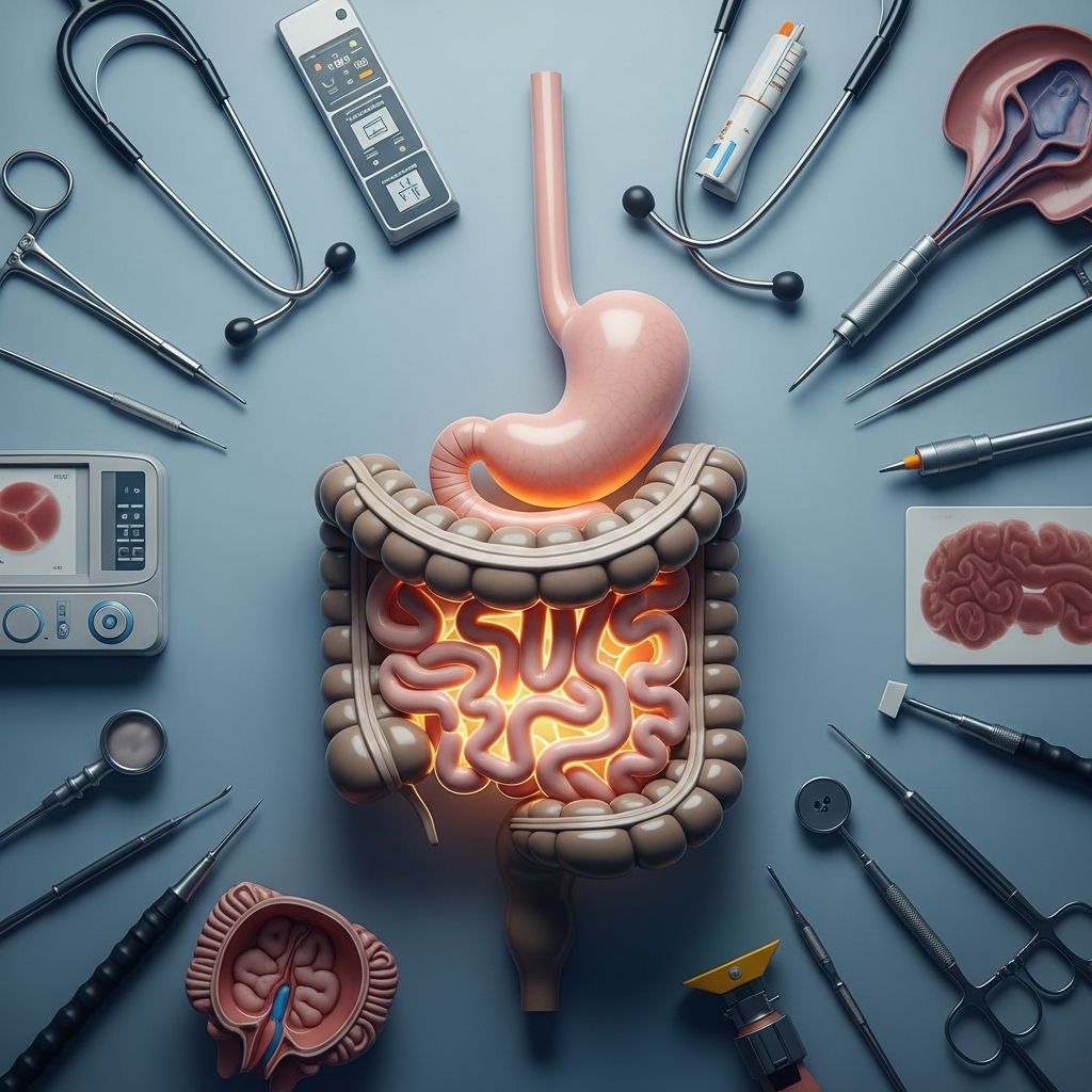 Comprehensive overview of diagnostic procedures used to evaluate digestive system disorders and conditions.