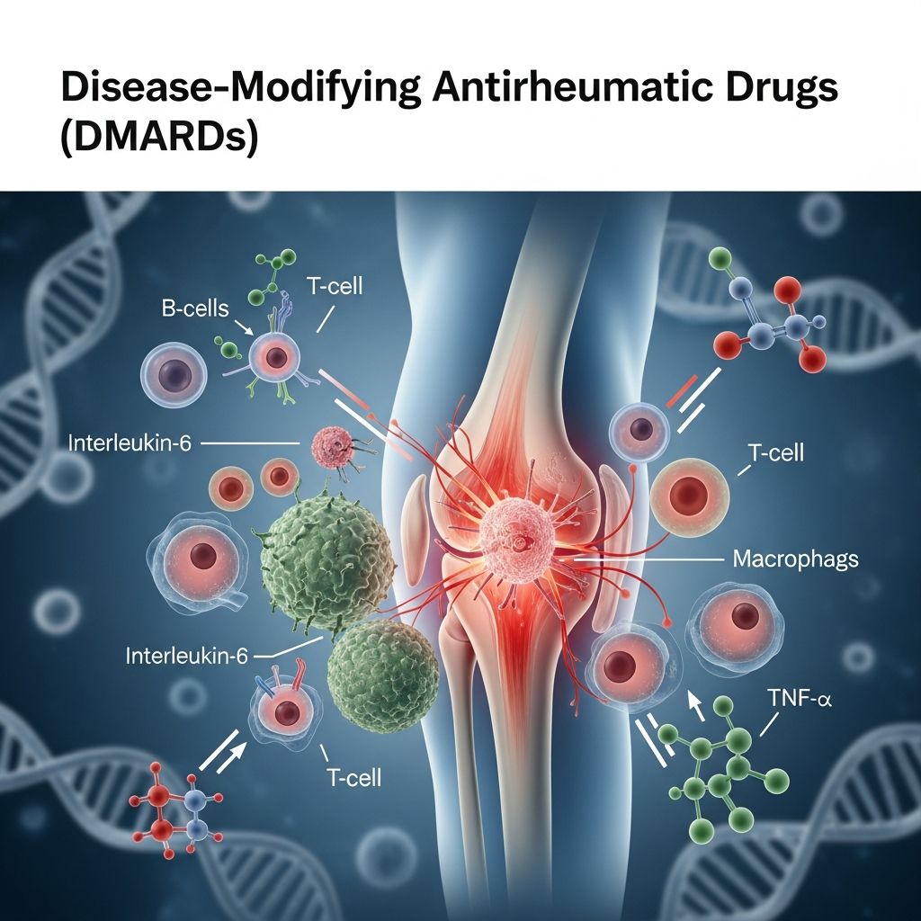 Comprehensive guide to DMARDs: Understanding how these medications slow rheumatoid arthritis progression.