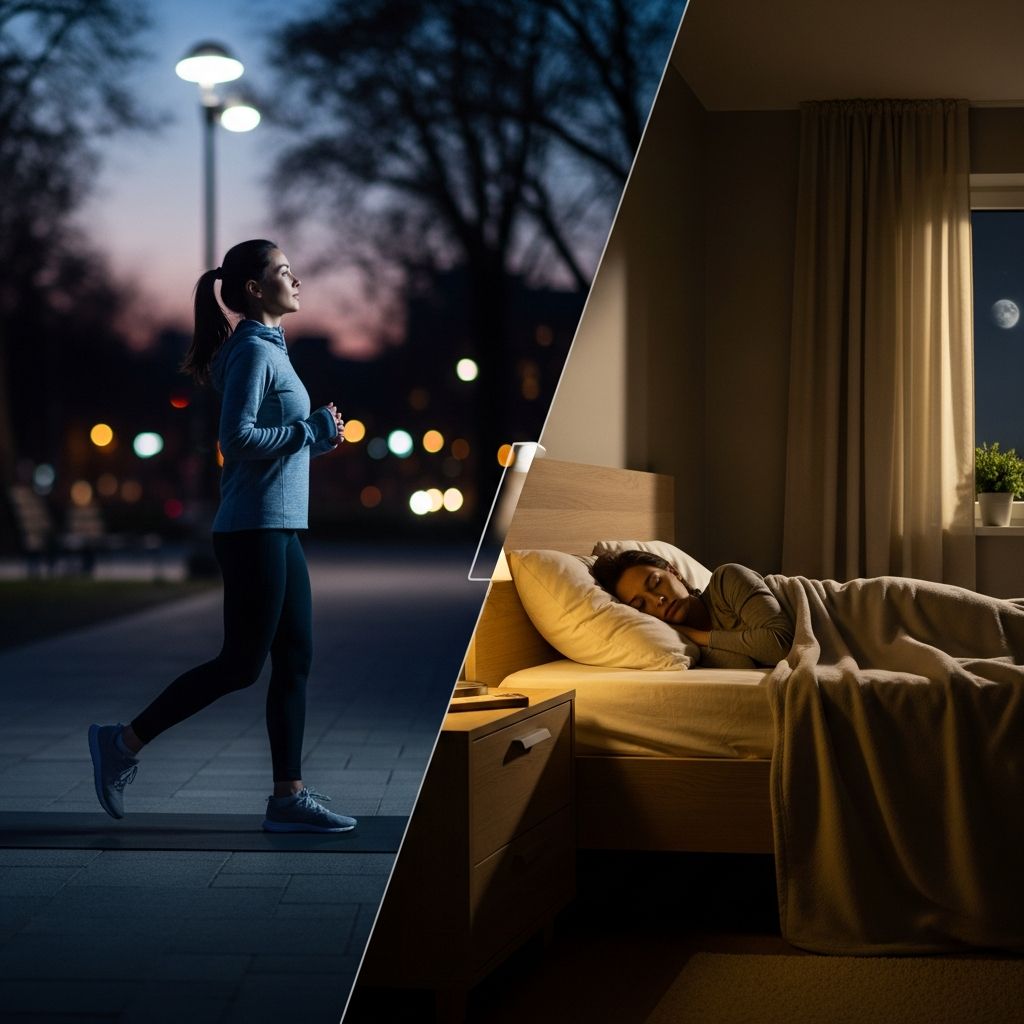 Discover how evening workouts impact your sleep and learn optimal exercise timing.