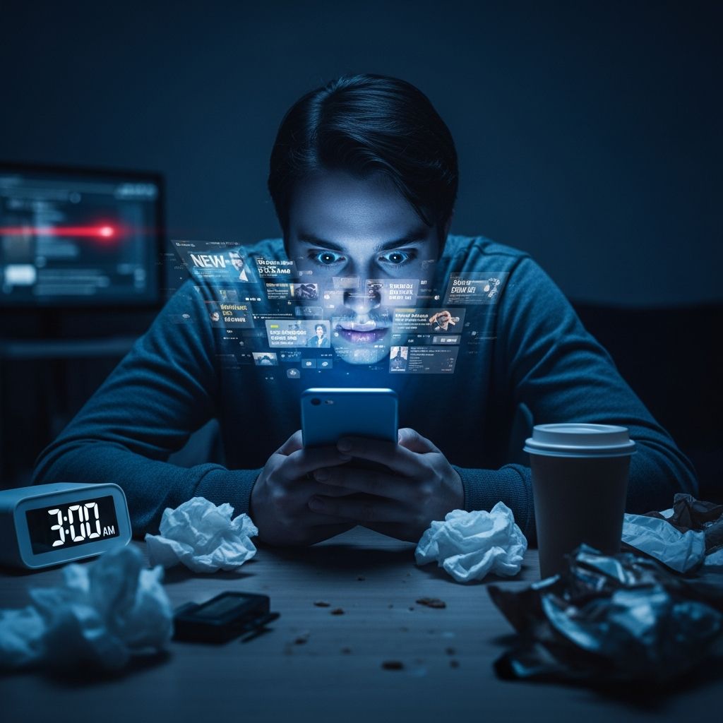 Understanding doomscrolling's impact on mental and physical health and how to break free.