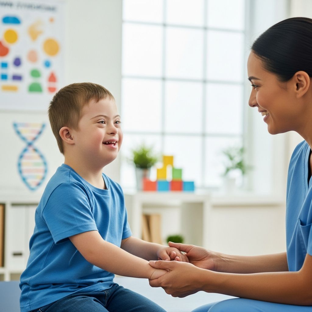 Complete guide to Down syndrome: understanding causes, recognizing symptoms, and accessing comprehensive care.