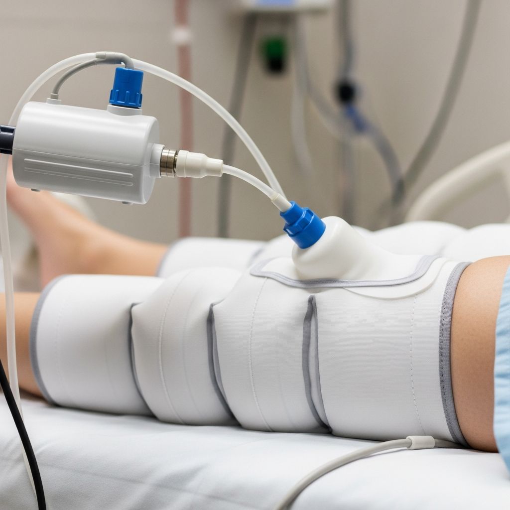 Learn how intermittent pneumatic compression devices prevent blood clots and deep vein thrombosis in hospitalized patients.
