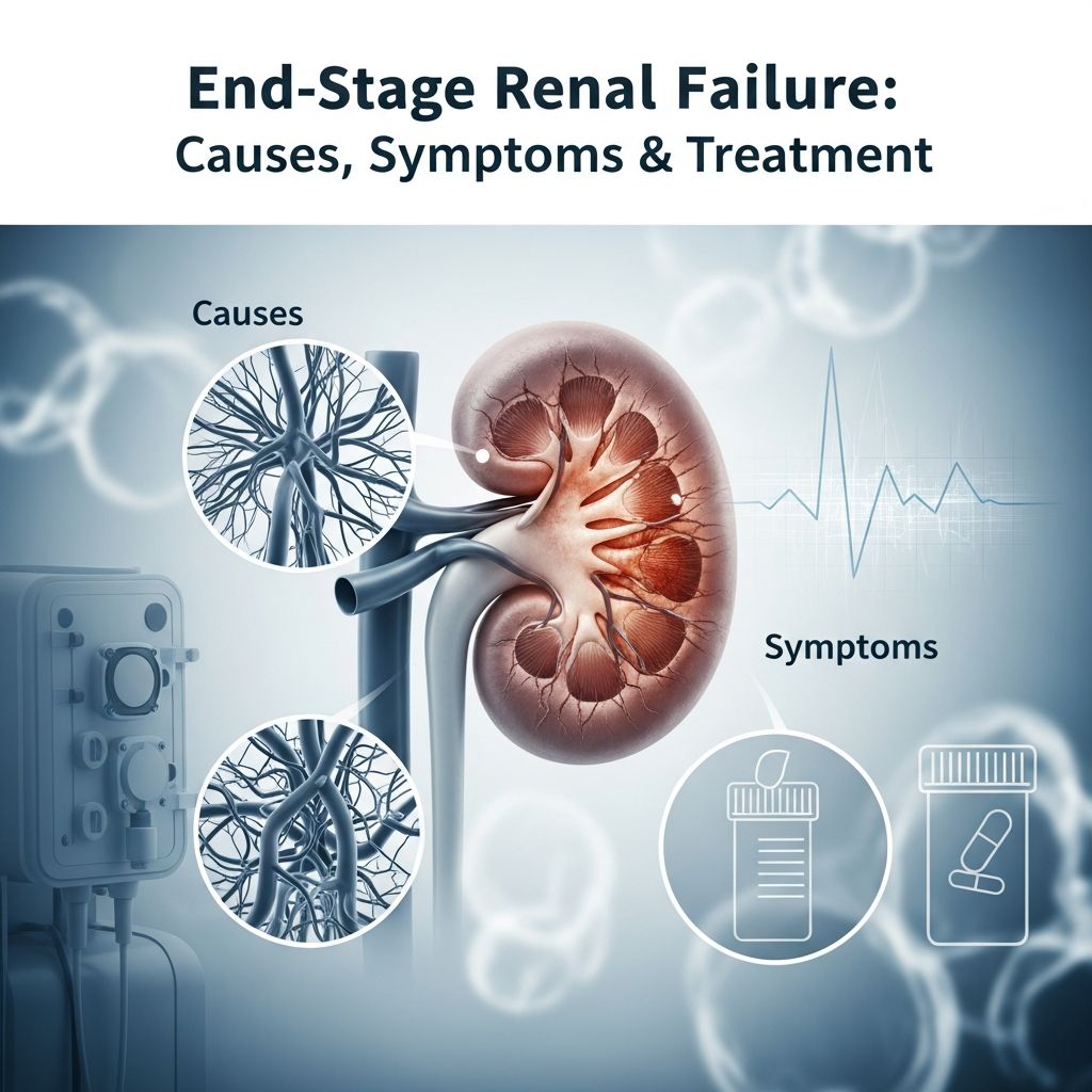 Complete guide to end-stage renal failure: understanding causes, recognizing symptoms, and exploring treatment options.