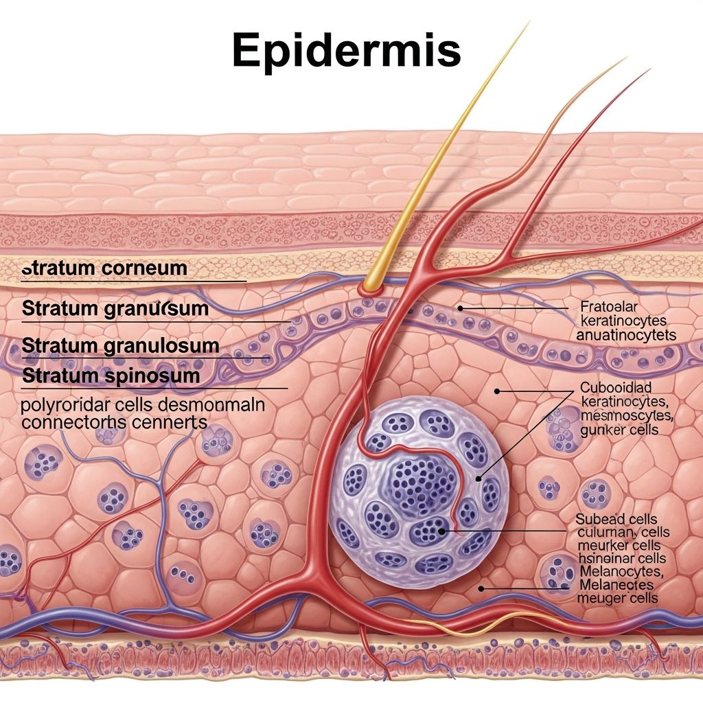 Understanding the epidermis: Your skin's protective outer layer and its vital roles.