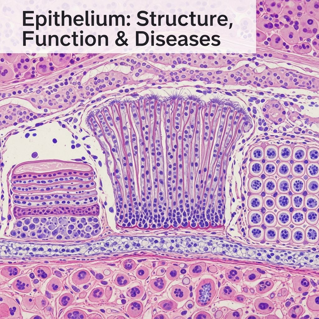 Understand epithelial tissue: the protective barriers that line your body's organs and surfaces.