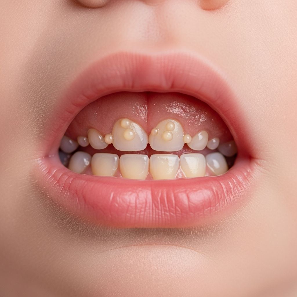 Understanding Epstein pearls: benign white bumps on baby's mouth that disappear naturally.