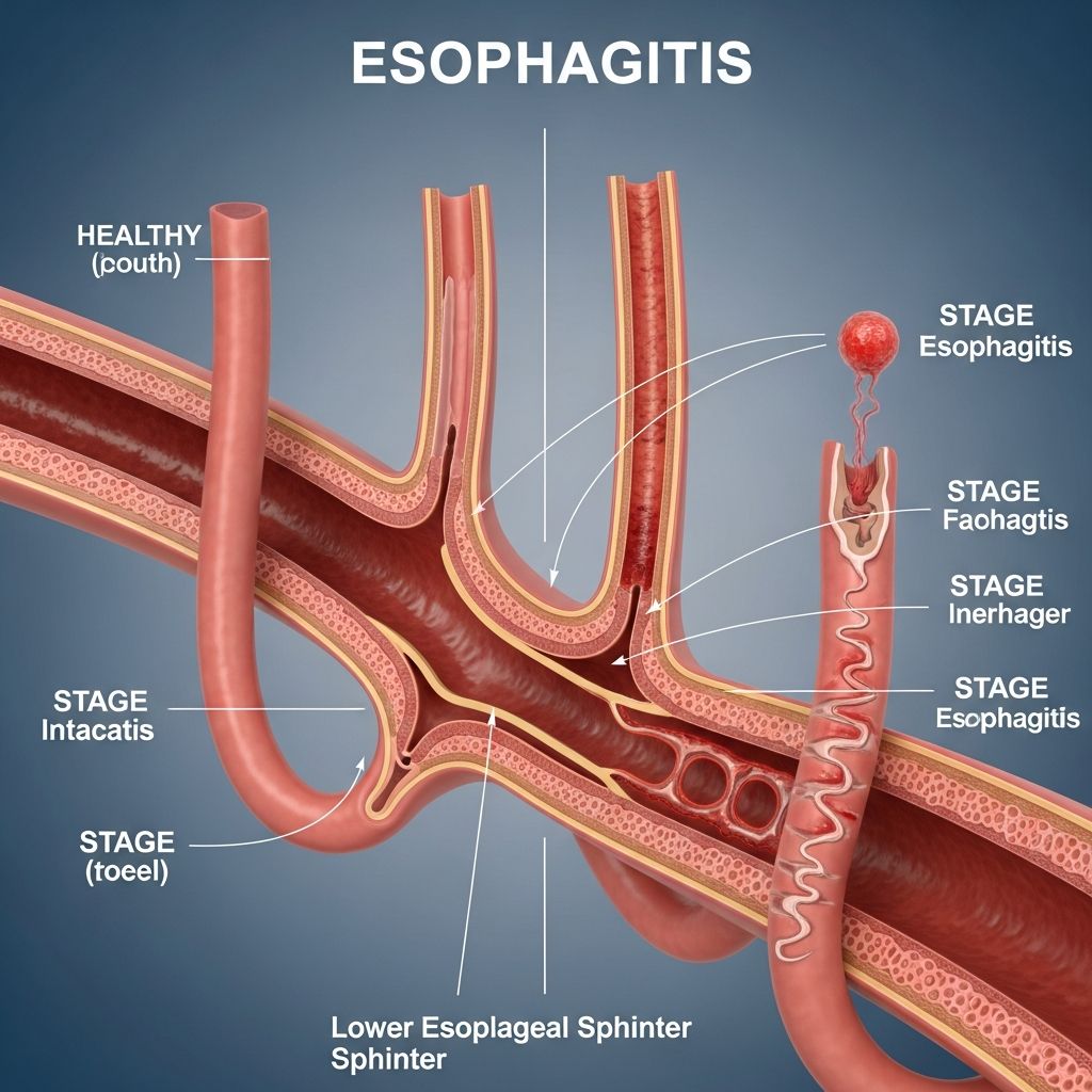 Comprehensive guide to esophagitis: understanding types, symptoms, diagnosis, and effective treatment options.