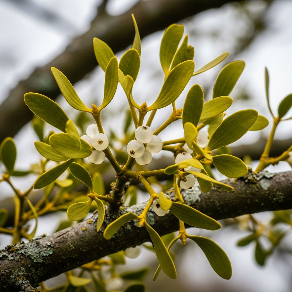 Explore European mistletoe's traditional uses, cancer research, and evidence-based safety information.
