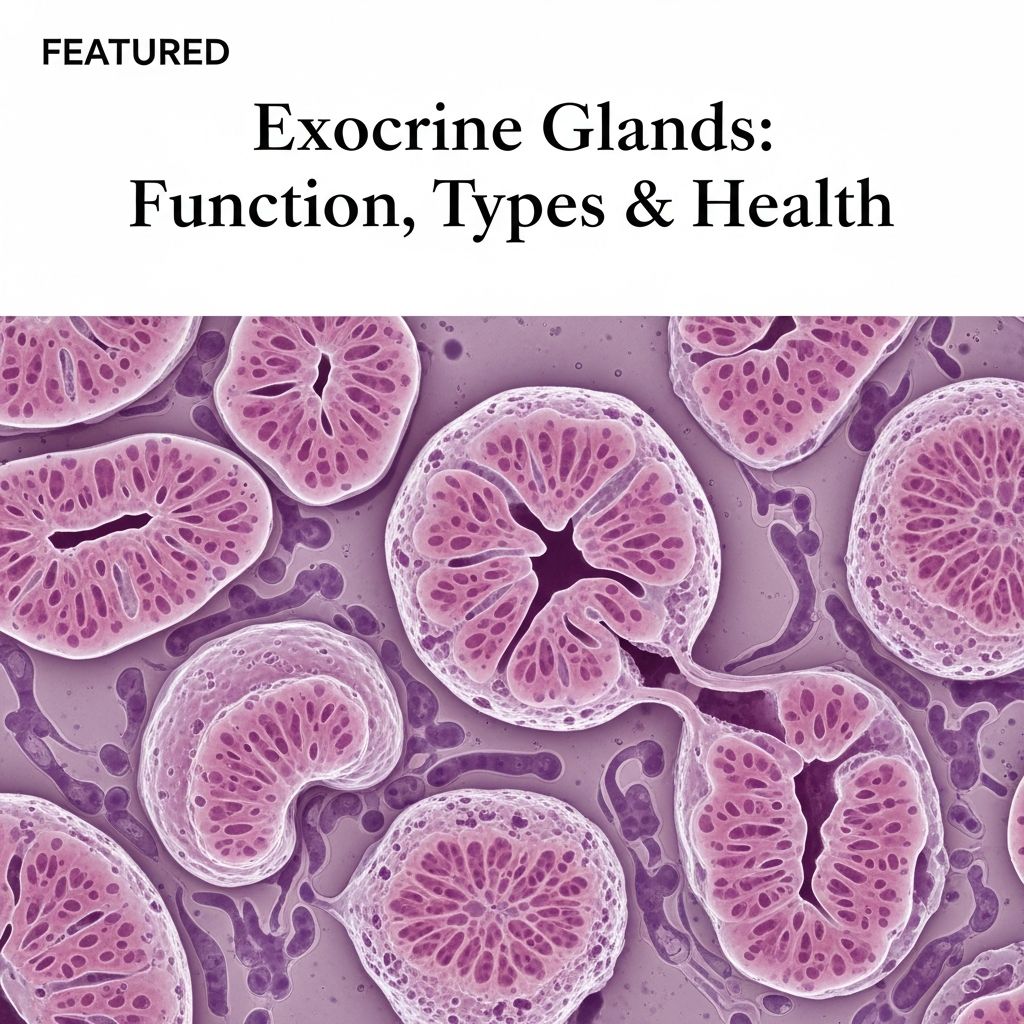 Complete guide to exocrine glands: understanding their vital roles in body function and health.