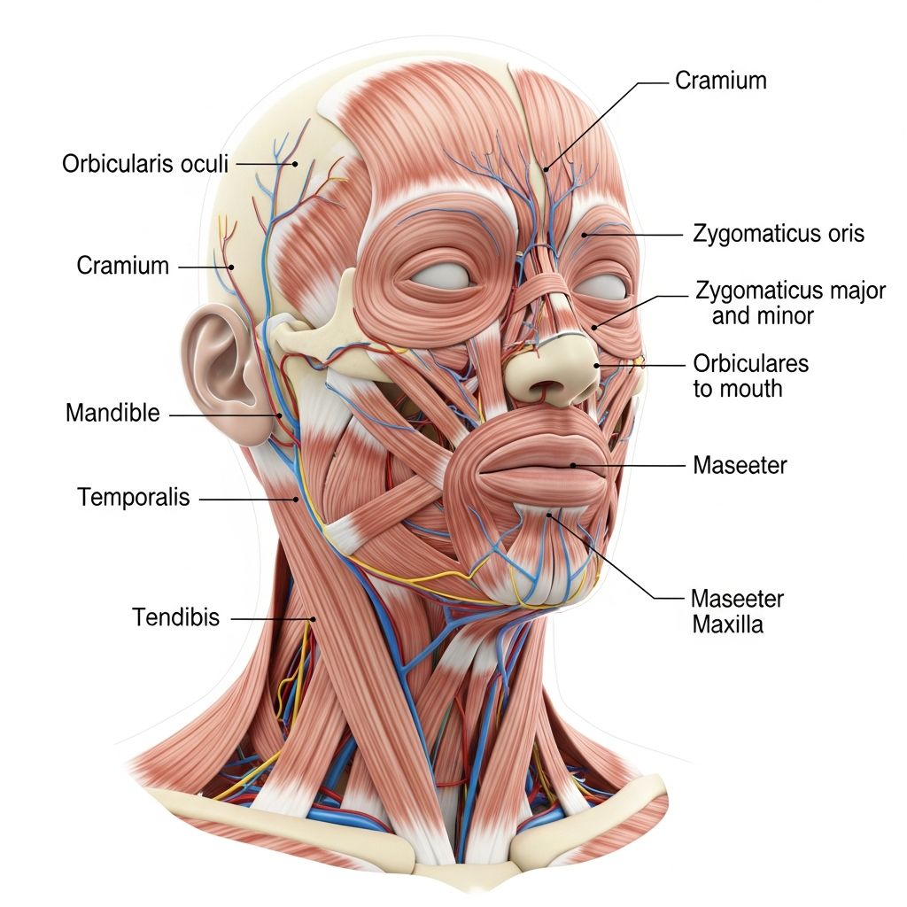 Understanding facial muscles: anatomy, types, and their essential roles in expression and chewing.