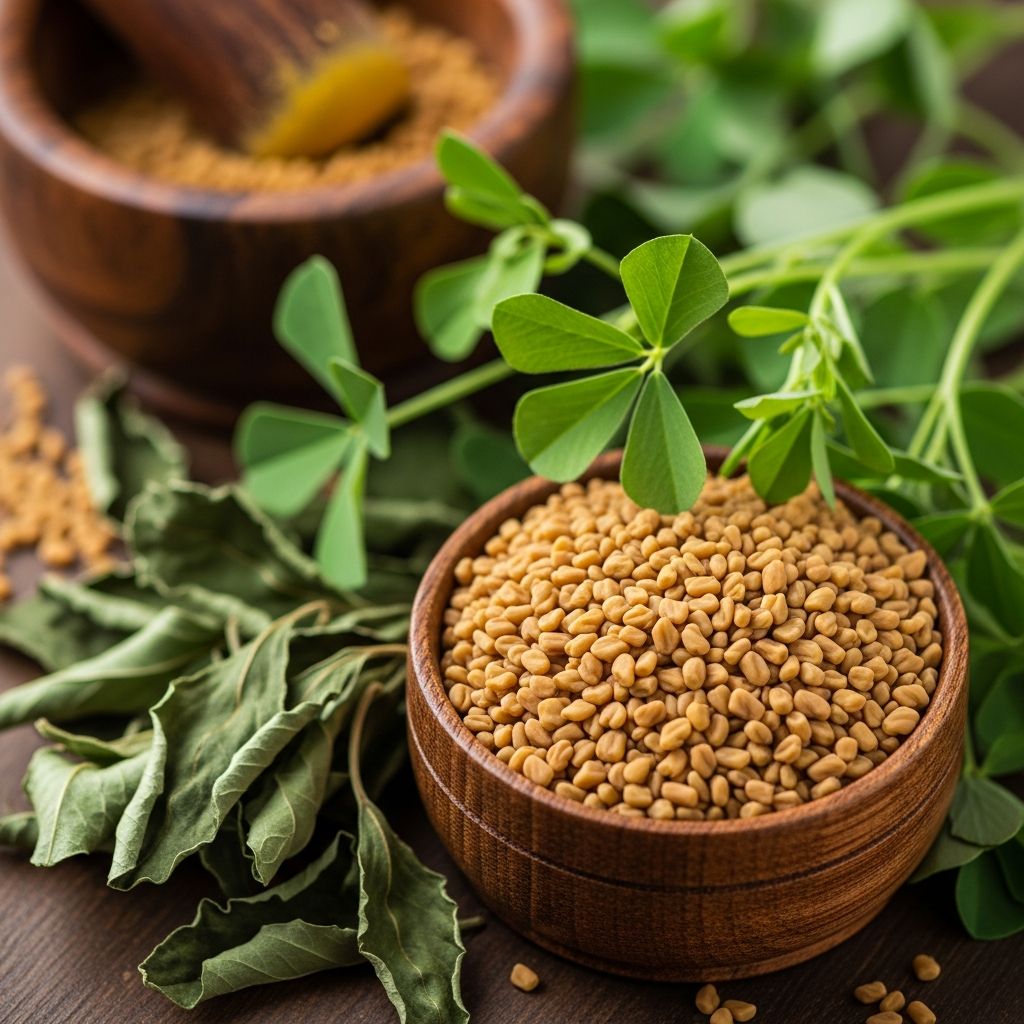 Comprehensive guide to fenugreek: traditional herb with modern scientific research on health benefits and safety considerations.