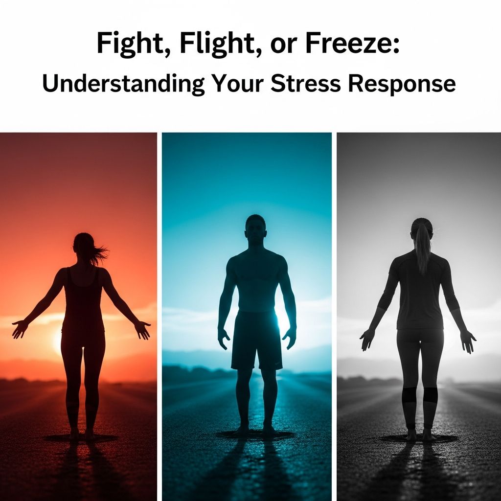 Learn how your brain and body react to threats and stress with the fight, flight, or freeze response.